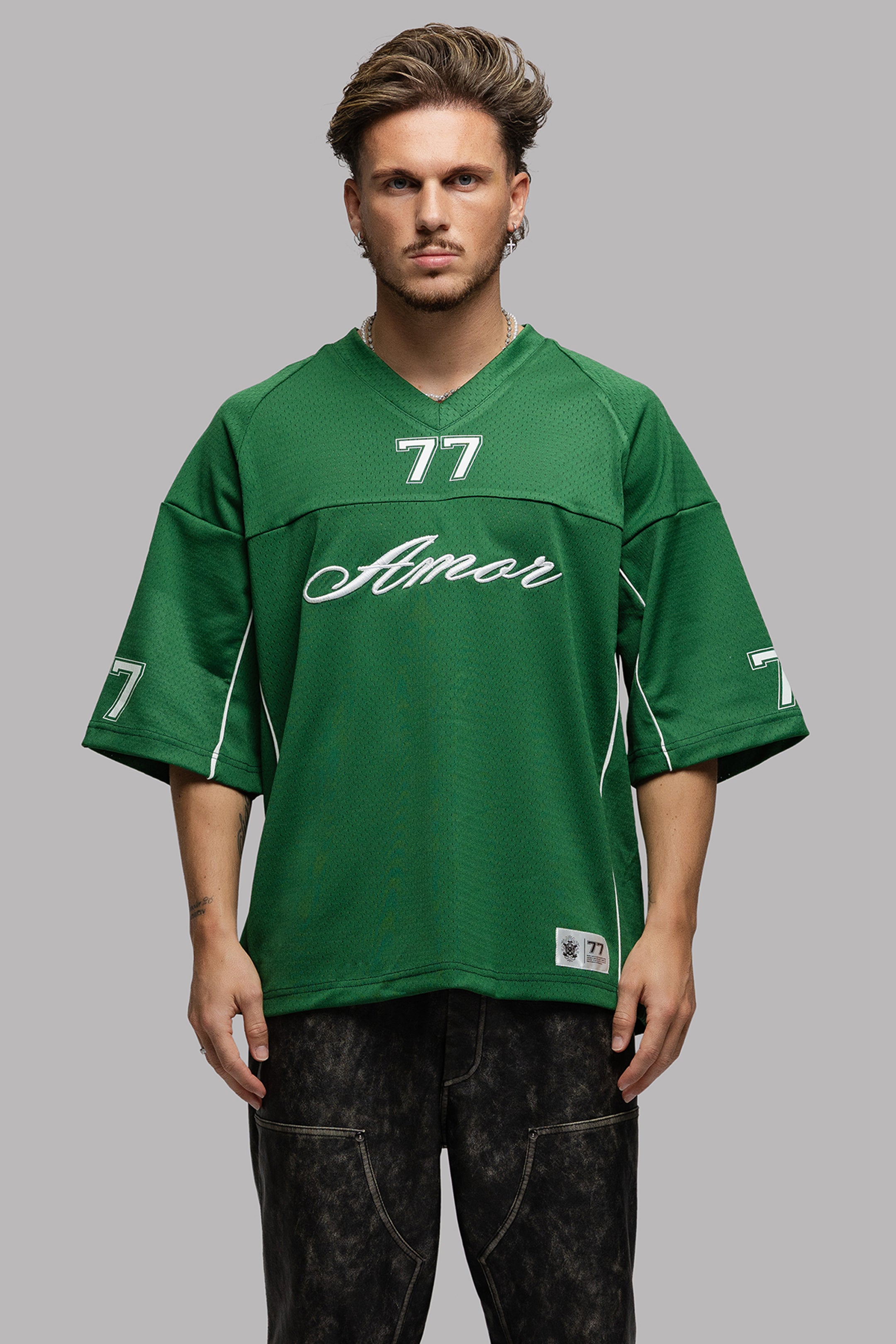 IMPERIAL JERSEY IN FOREST GREEN
