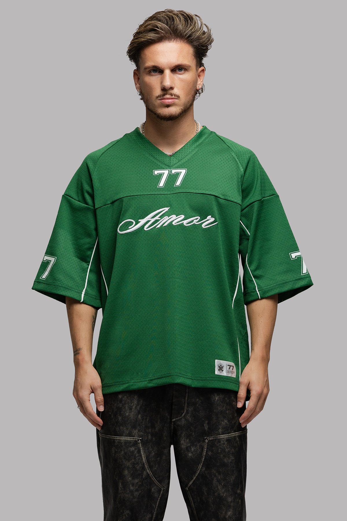 IMPERIAL JERSEY IN FOREST GREEN