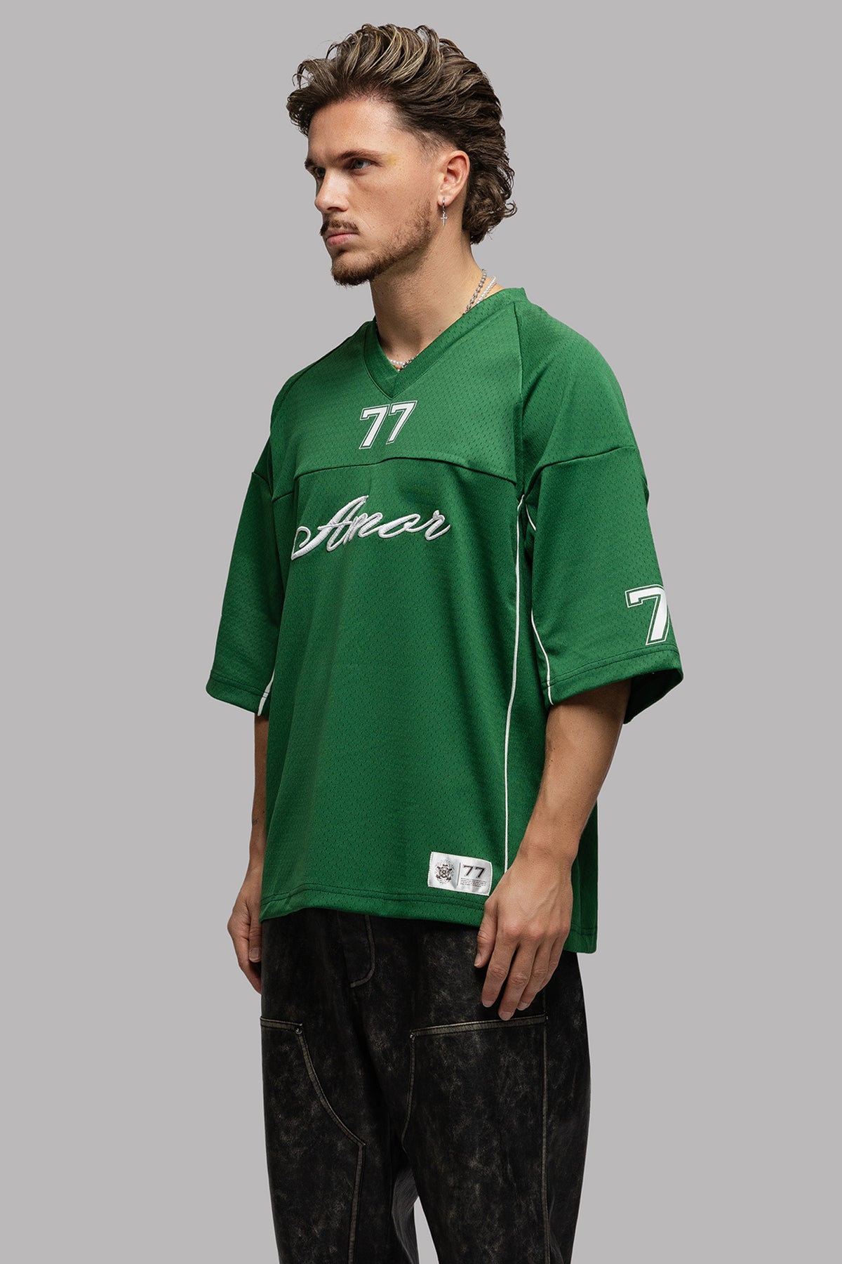 IMPERIAL JERSEY IN FOREST GREEN