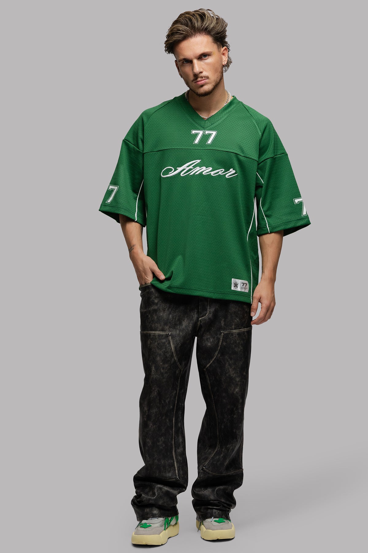 IMPERIAL JERSEY IN FOREST GREEN