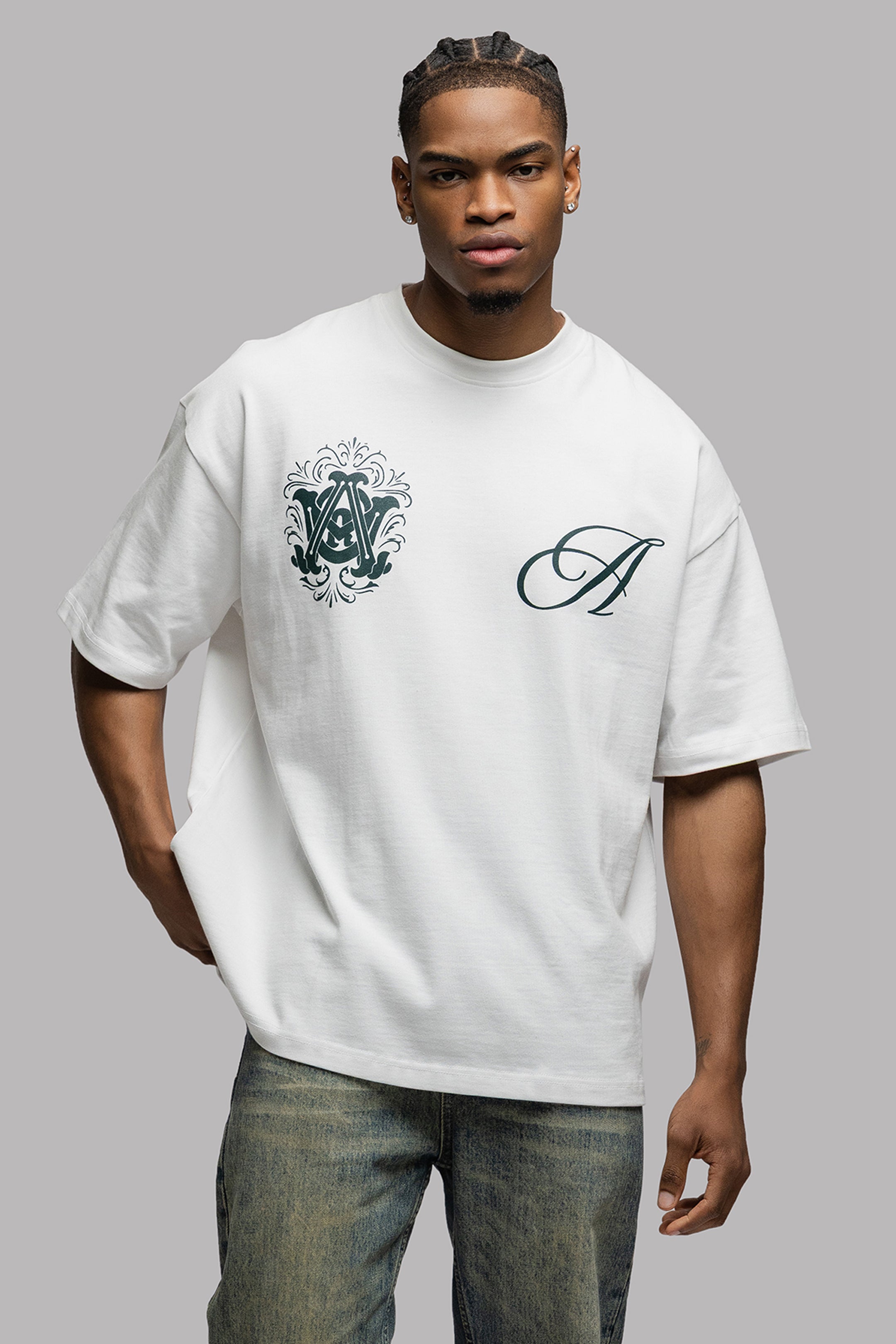 GATE OF DESIRE T-SHIRT IN WHITE