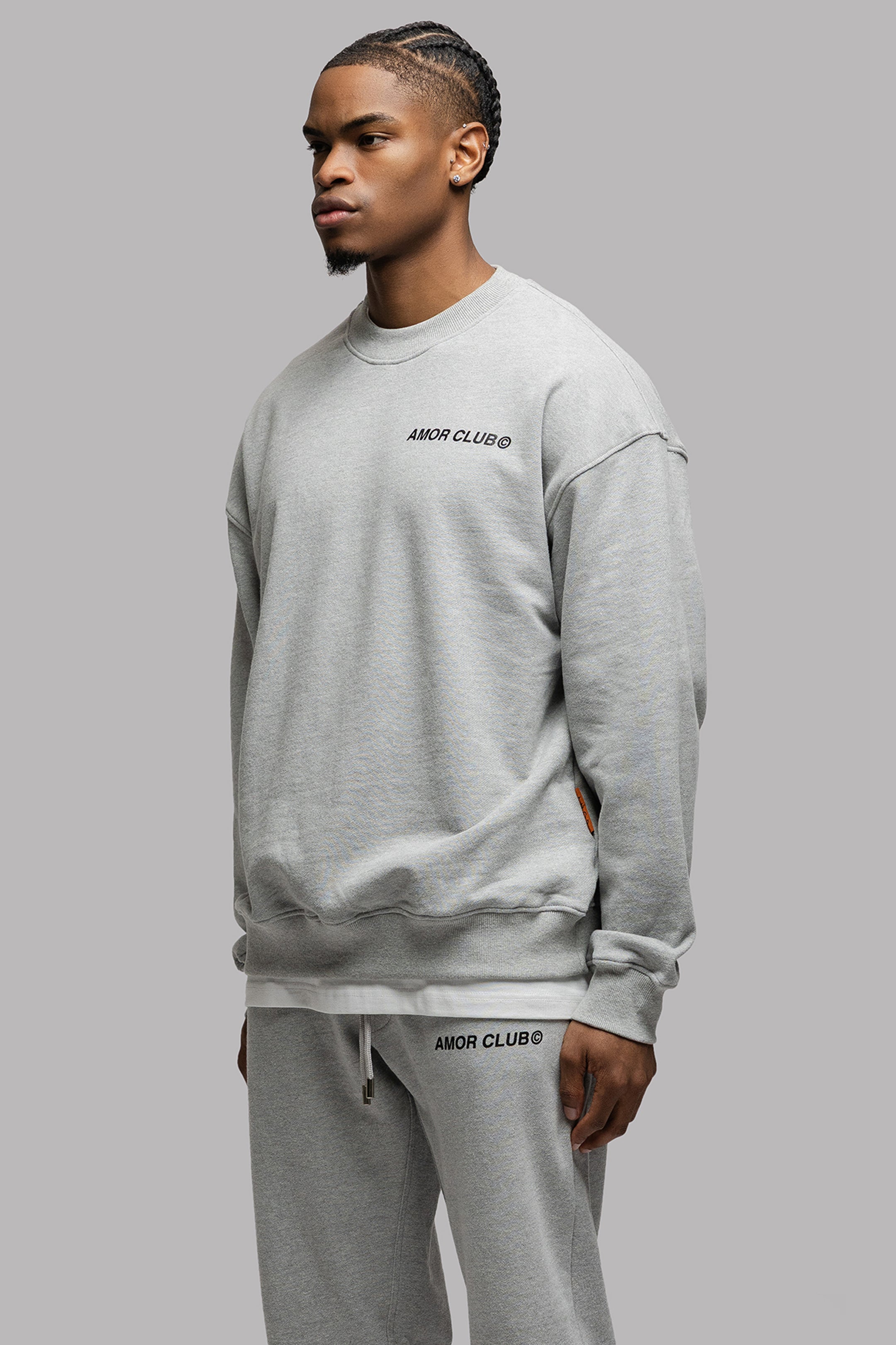 AMOR CLUB TRACKSUIT IN GREY