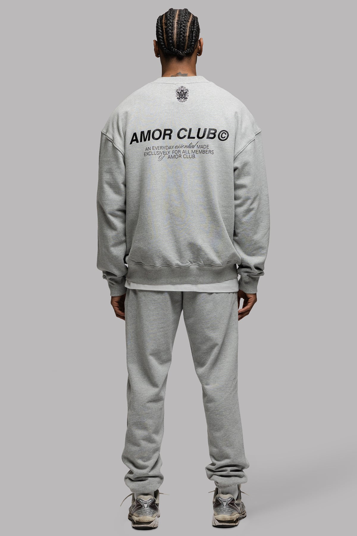 AMOR CLUB TRACKSUIT IN GREY