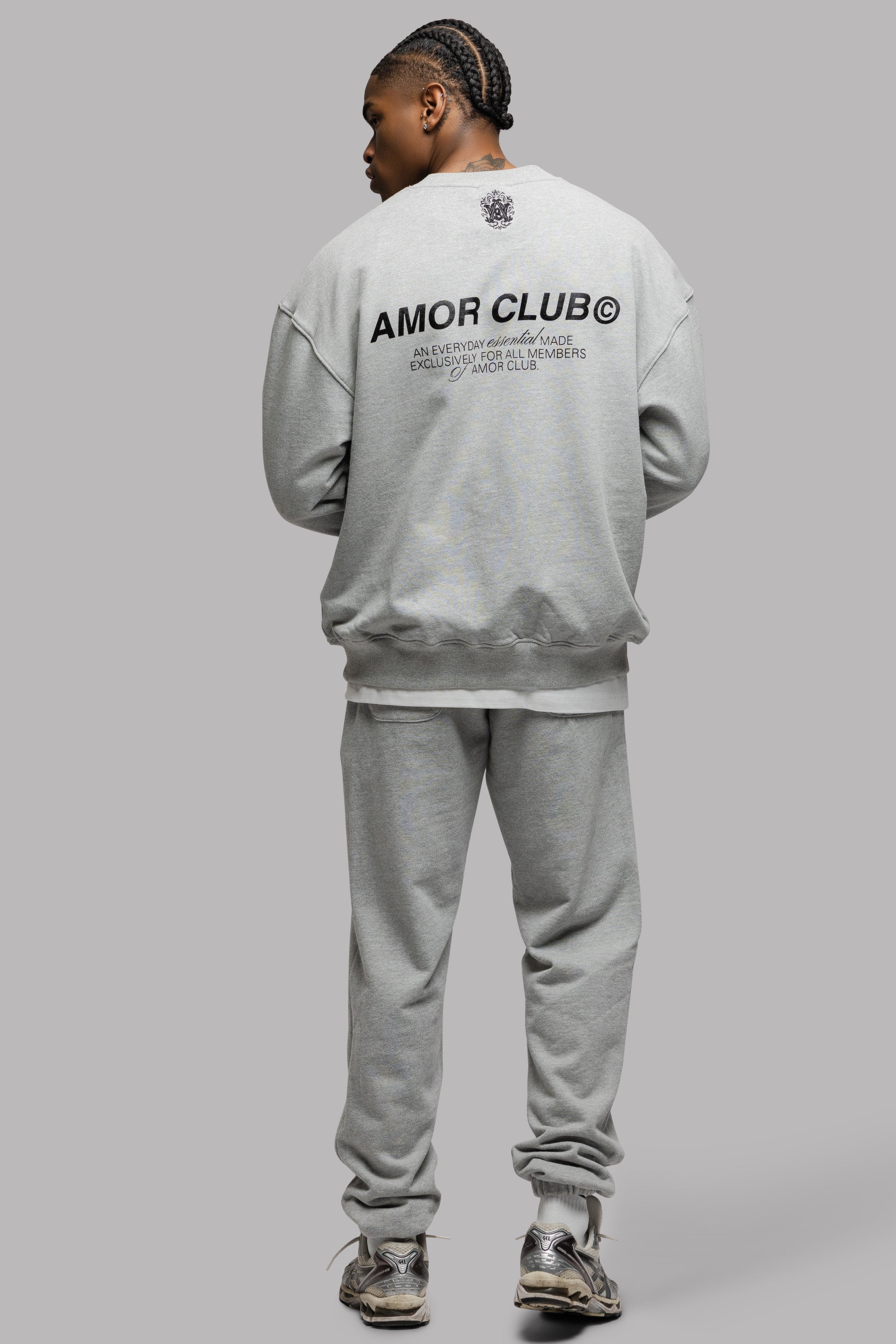 AMOR CLUB TRACKSUIT IN GREY