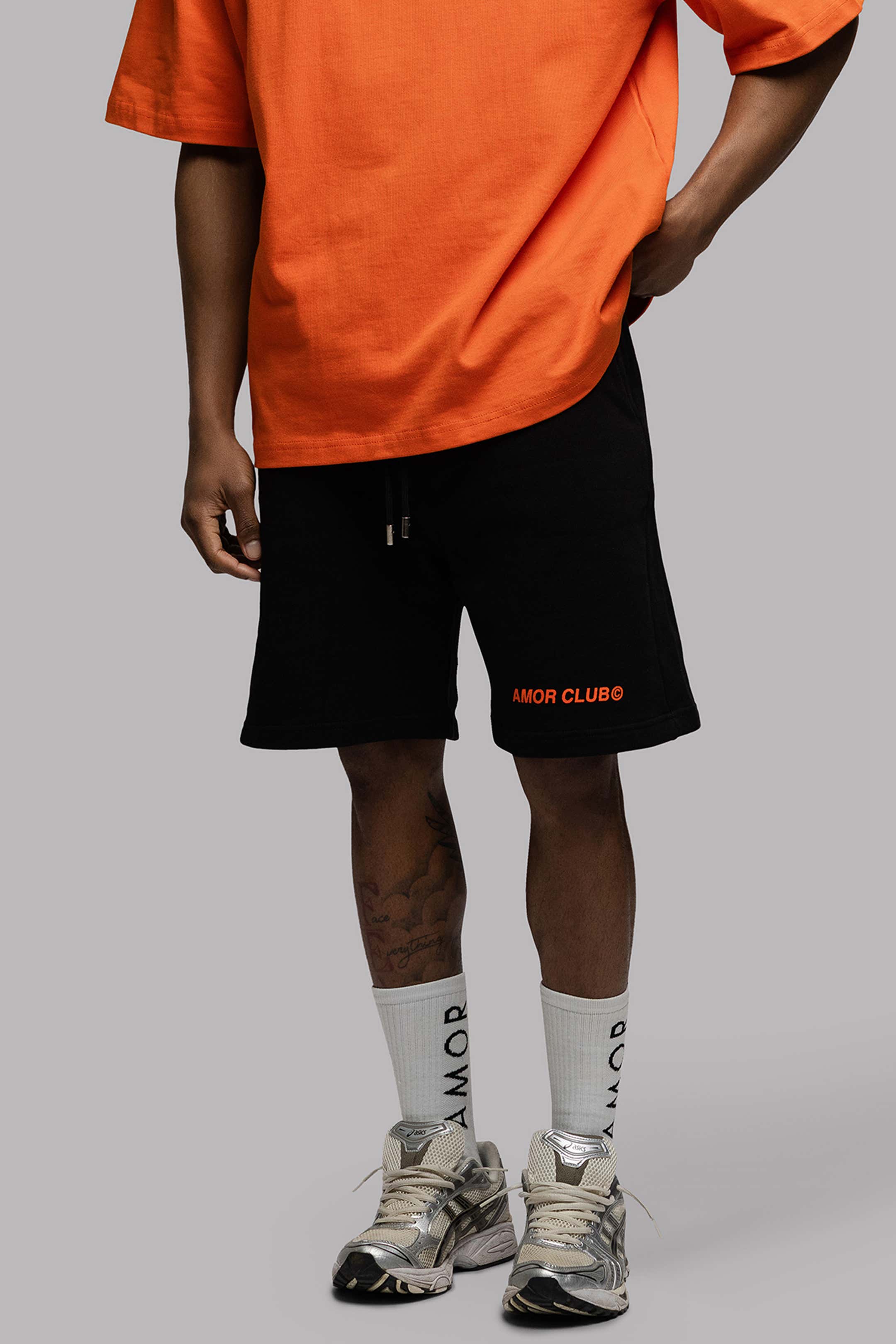 AMOR CLUB SHORT IN BLACK
