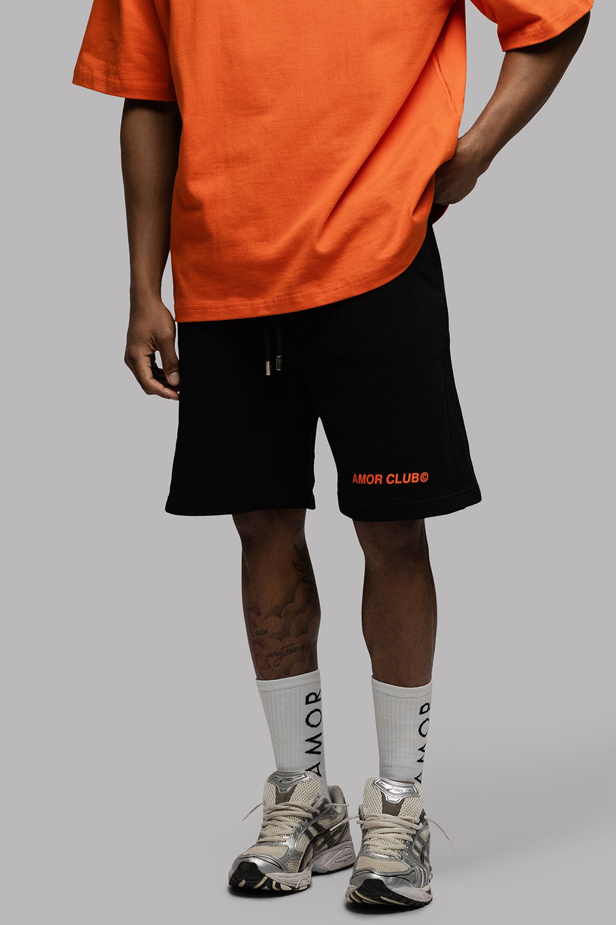 AMOR CLUB SHORT IN BLACK