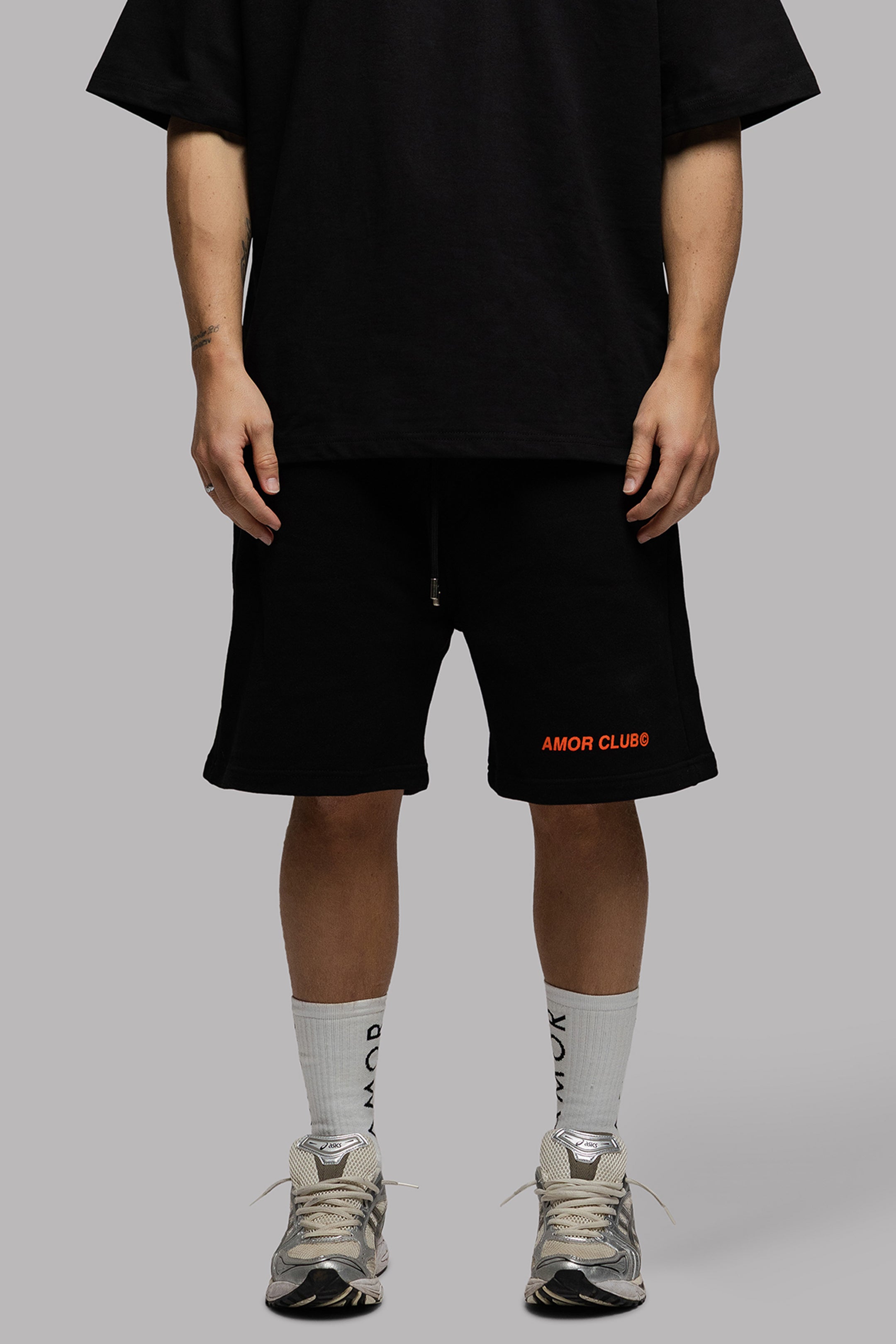 AMOR CLUB SHORT IN BLACK