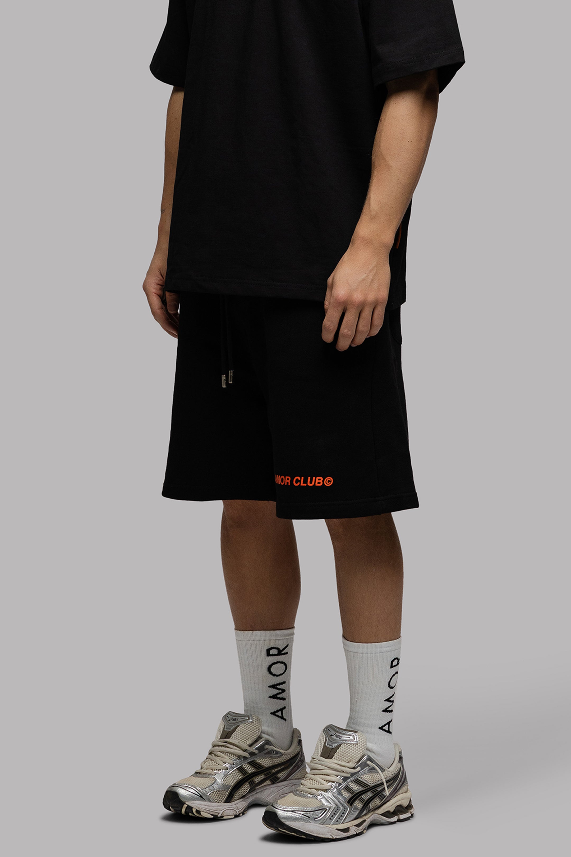 AMOR CLUB SHORT IN BLACK