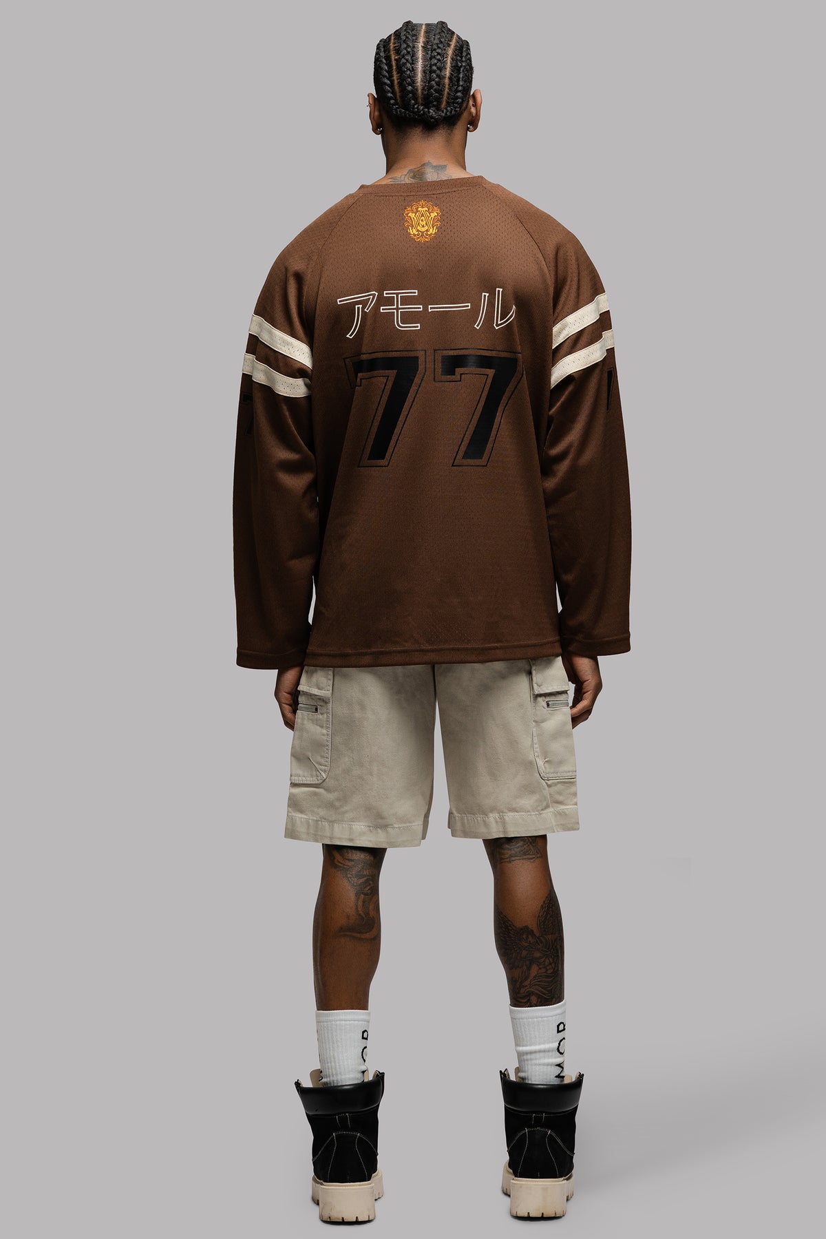 IMPERIAL JERSEY LONGSLEEVE IN CHOCO BROWN