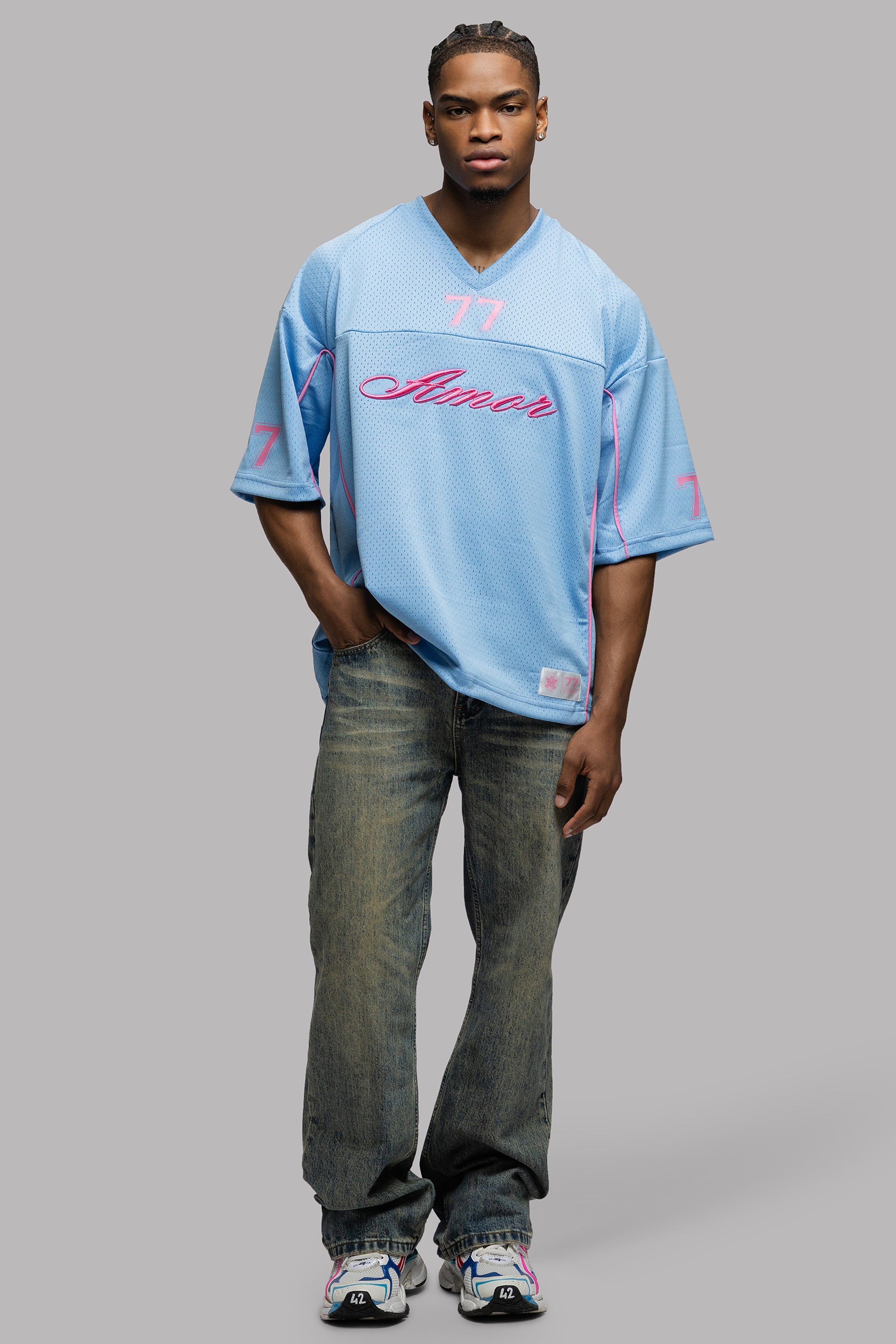 IMPERIAL JERSEY IN ARCTIC BLUE