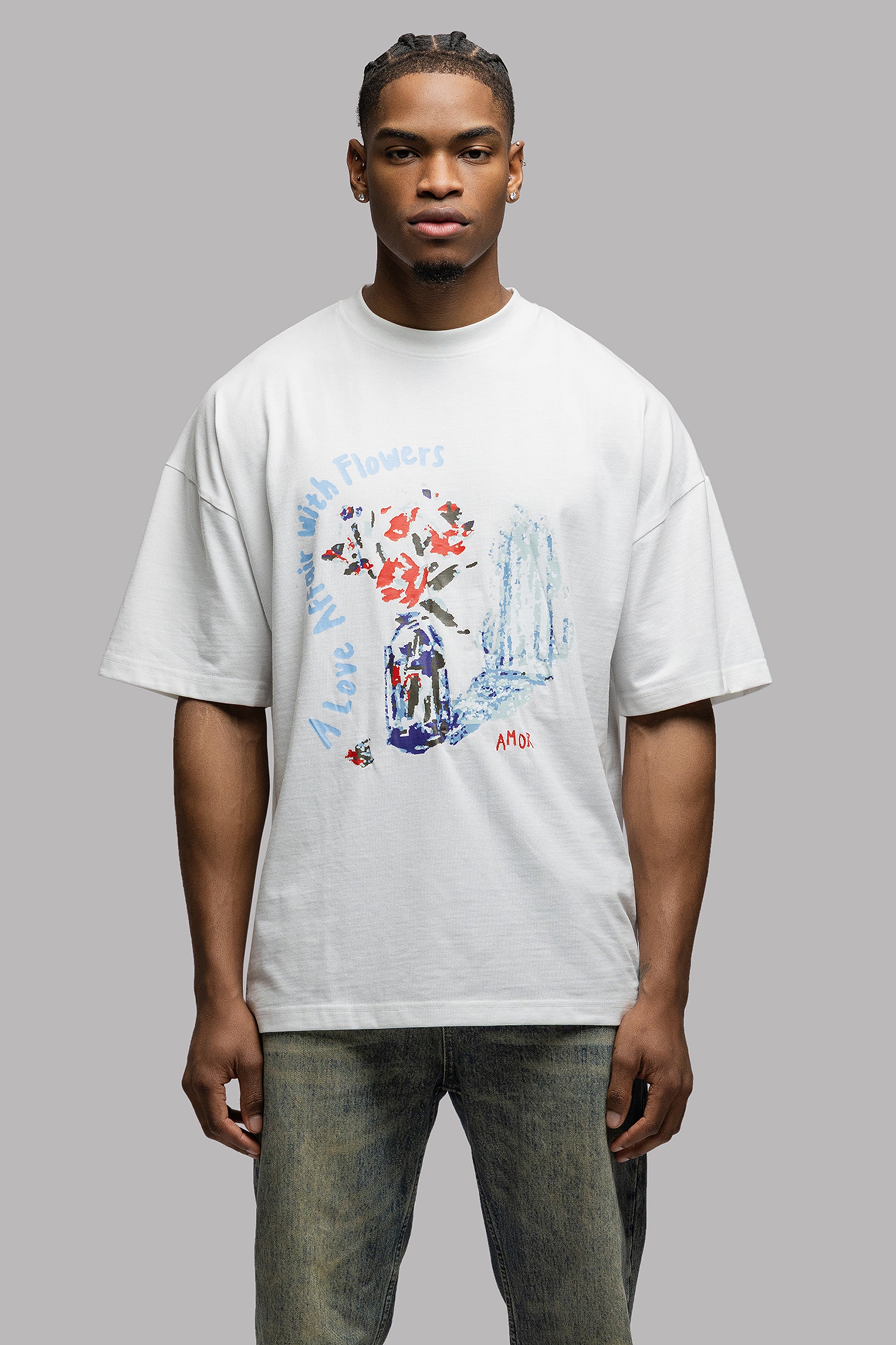 FLORA T-SHIRT IN WHITE
