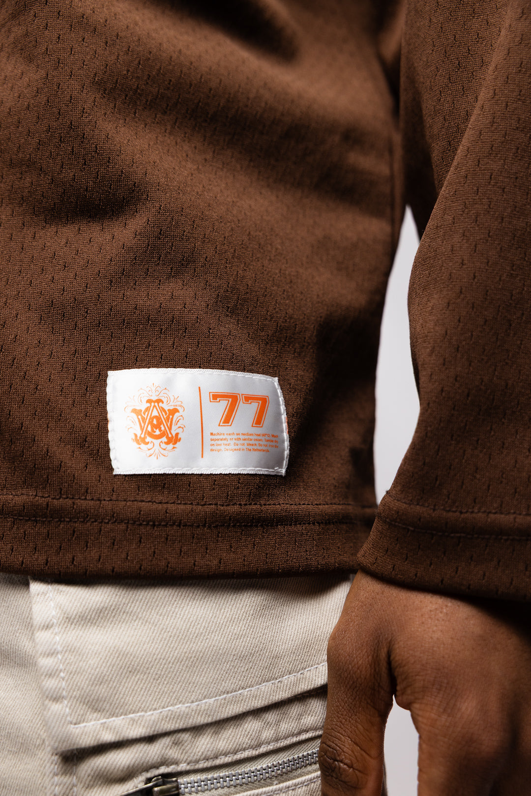 IMPERIAL JERSEY LONGSLEEVE IN CHOCO BROWN