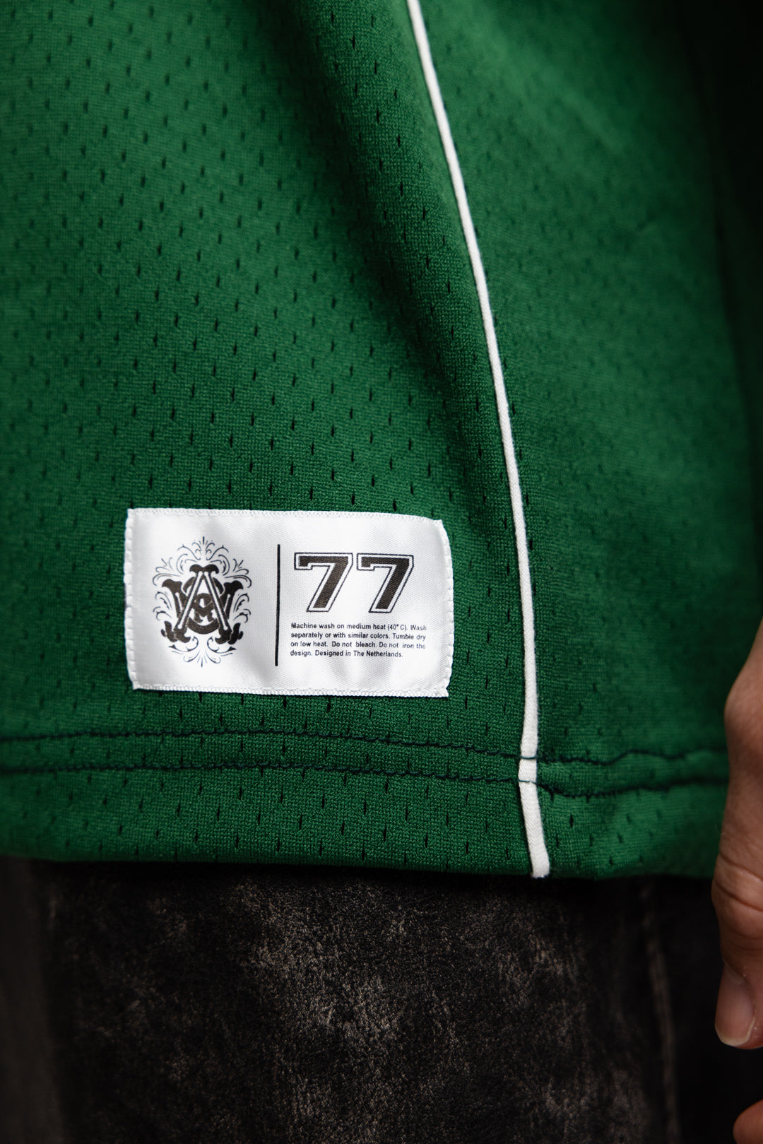 IMPERIAL JERSEY IN FOREST GREEN